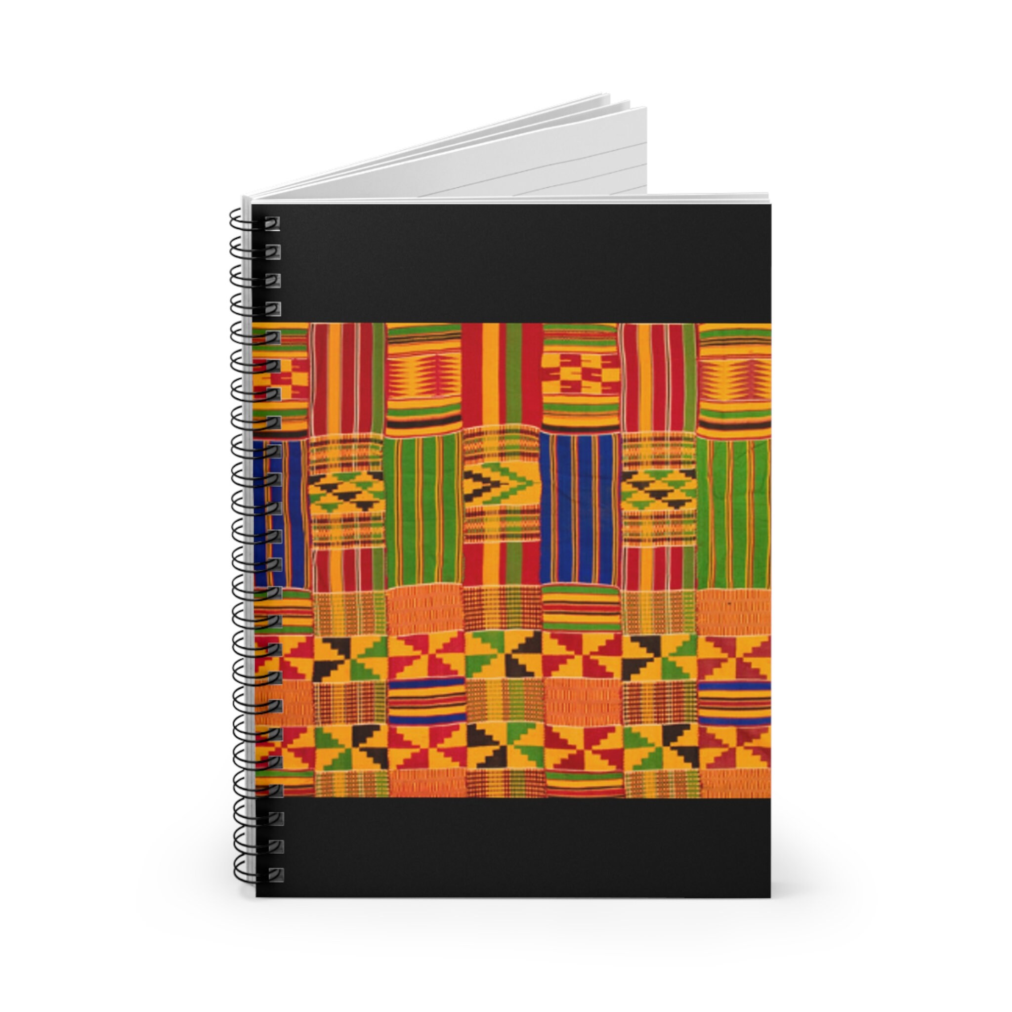 African Kente Print - Spiral Notebook - Ruled Line - Etsy