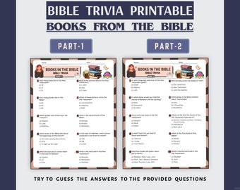 Books in the Bible Emoji Game Printable Bible Books Quiz church and ...