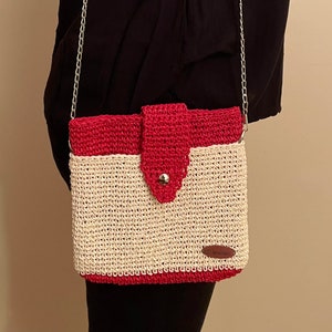 Hand Knitted Bag/Crochet Bag/Knitted Bag/Shoulder Bag/Luxury Bags/Handmade Bag/Hand Woven Bag/Knitted Purse/Crochet Shoulder Bag