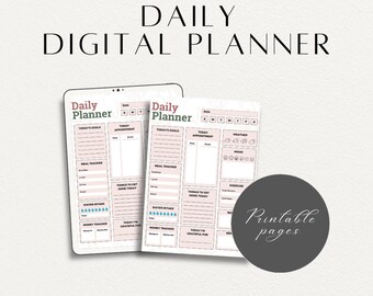 Daily to Do List Printable, Instant Download, Minimal Productivity ...