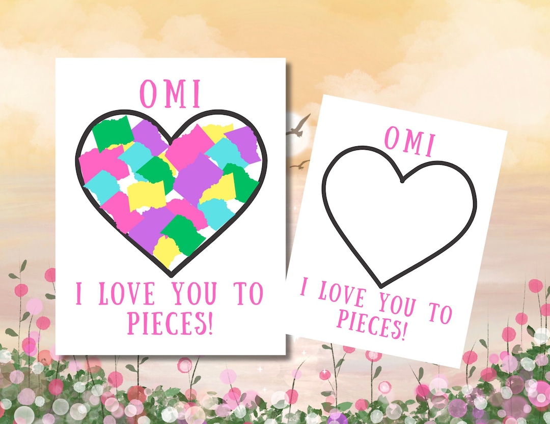 OMI Mothers Day Craft for Kids, Omi Craft for Mother's Day, Simple ...