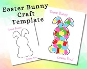 Easter Craft for kids, simple DYI kids Easter craft, Easy Easter craft for daycare, preschool, kindergarten. Easter Bunny Craft