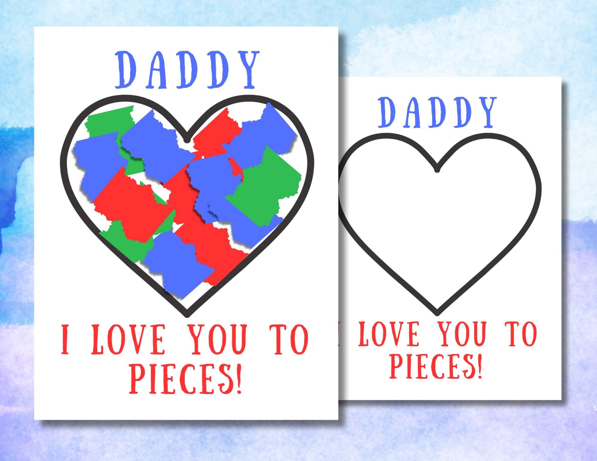 Vaderdagknutselen voor kinderen, eenvoudig knutselen voor vaders  verjaardag, papiersnippers, vaderdagkaarten, knutselen voor  kinderdagverblijf - Etsy België, image size:2000x1545