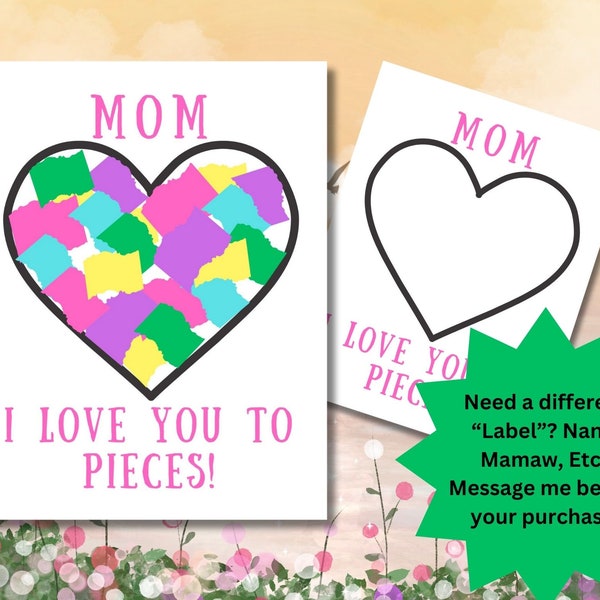 Mothers Day craft for kids, Easy Mothers Day crafts for Daycare, preschool, kindergarten, Simple mothers day cards from kids
