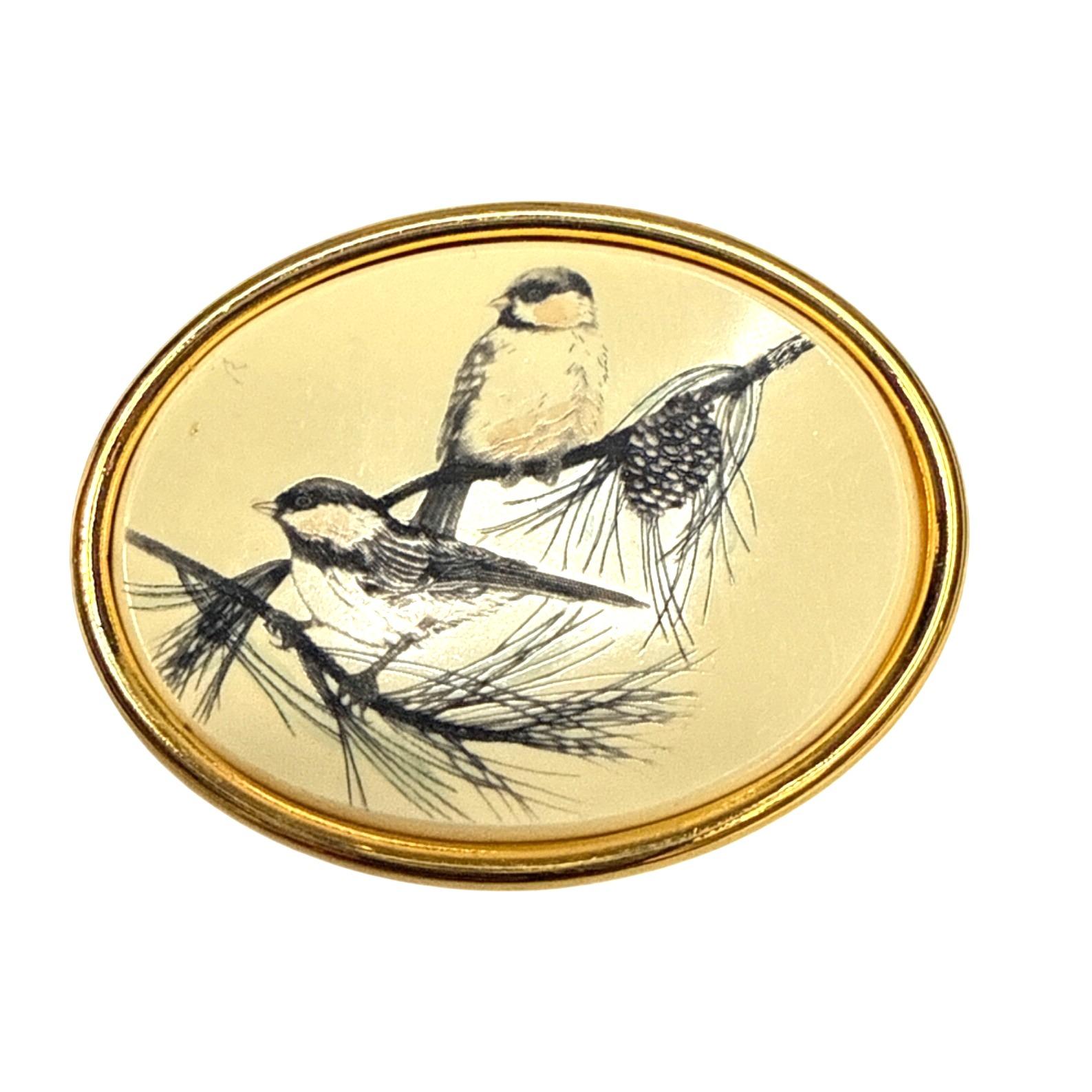 Porte-clés Barlow Designs - Faux Scrimshaw Design épaulard (orque) - Doré - Neuf Sans étiquettes