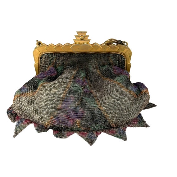Art Deco Whiting and Davis Mesh Purse Antique Pur… - image 5