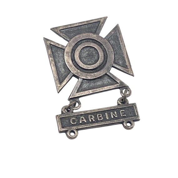 Vintage Sterling Silver Sharpshooter Carbine Marksman Badge Pin - Etsy