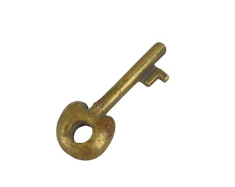Antiek messing loper van 2 inch lang vintage decor verzamelobject