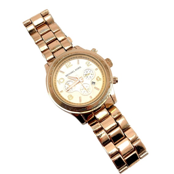 Michael Kors Runway Chronograph Rose Gold-Tone Stainless Steel Watch MK7481 main image 1