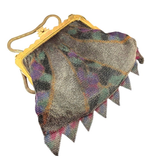 Art Deco Whiting and Davis Mesh Purse Antique Pur… - image 4