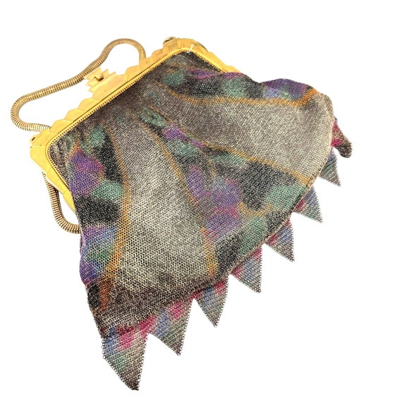 Art Deco Whiting and Davis Mesh Purse Antique Pur… - image 3