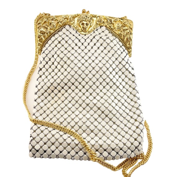 Antique Whiting & Davis Art Deco Art Nouveau Mesh… - image 1