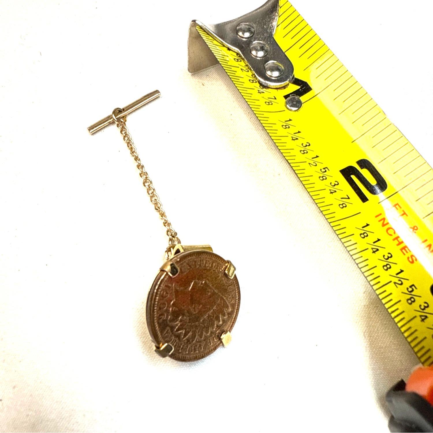 ヴィンテージ スワンク タイクラスプ クリップ 1906年製 インディアン