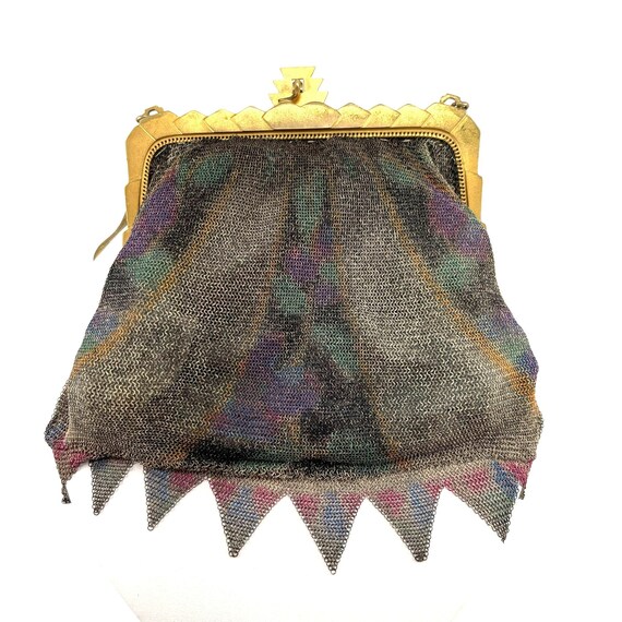 Art Deco Whiting and Davis Mesh Purse Antique Pur… - image 8