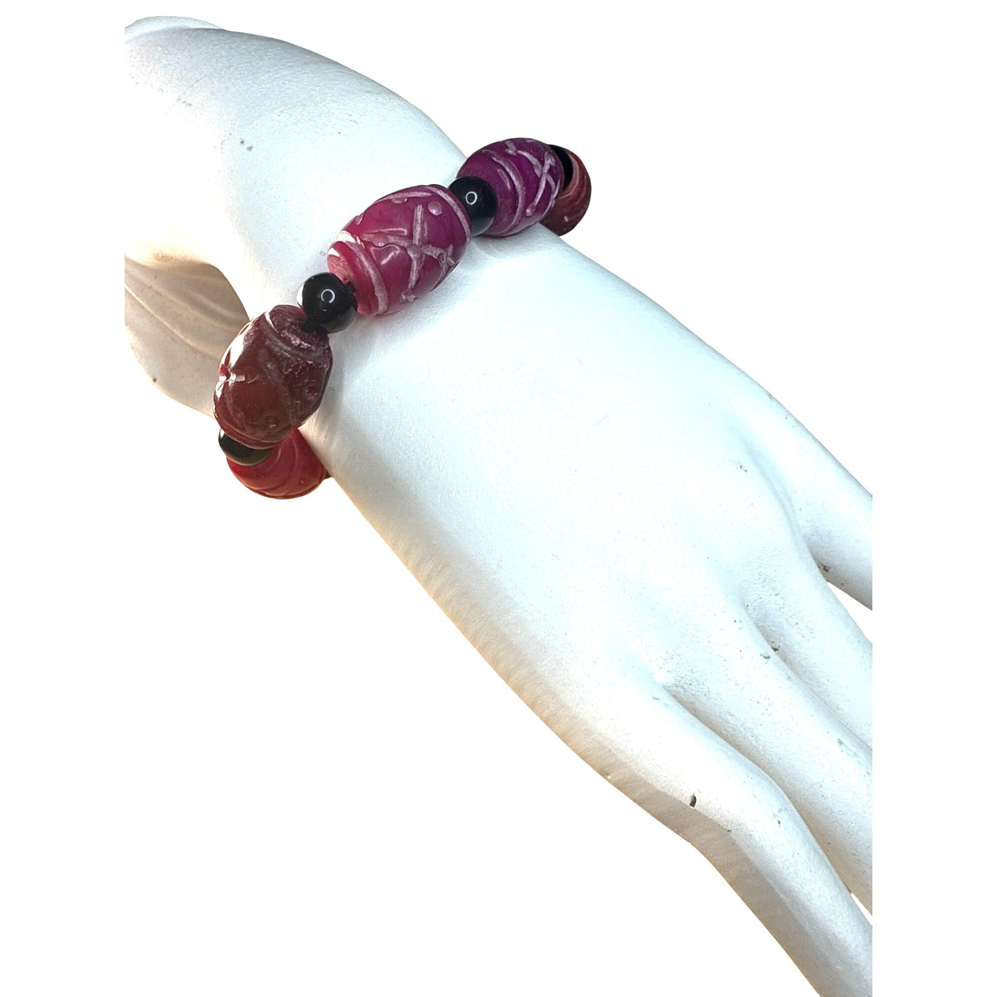 Bracciale – Bracciale pietra Giada Rosso - CSA Store - Shop Now