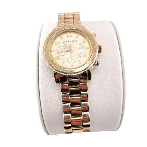Michael Kors Runway Chronograph Rose Gold-Tone Stainless Steel Watch MK7481 main image 0