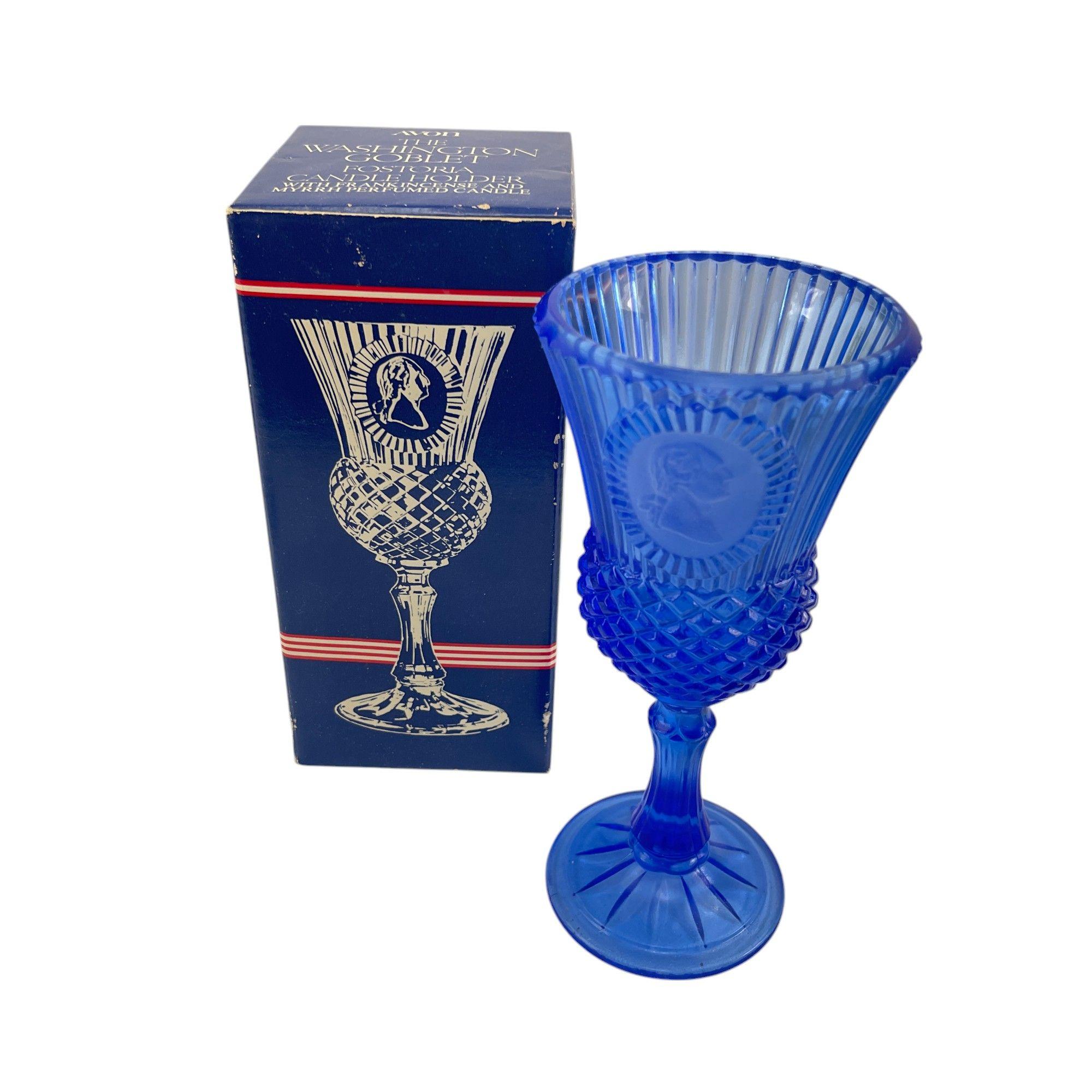 ANCIEN PHOTOPHORE AVON Renaissance Goblet Candle Holder Type Calice avec BO EUR 14,32 - FR