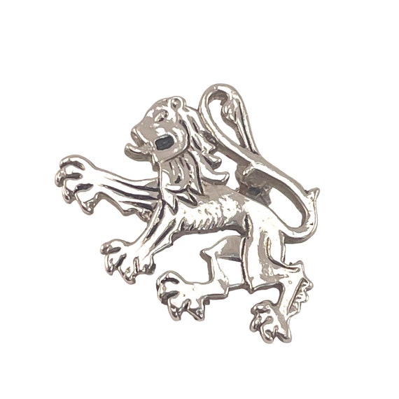 Vintage lion brooch made - Gem Vintage lion brooch made - Gem