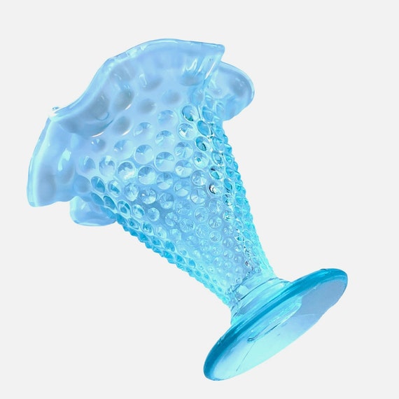 フェントン ヴィンテージ ライトブルー オパールセント ホブネイル