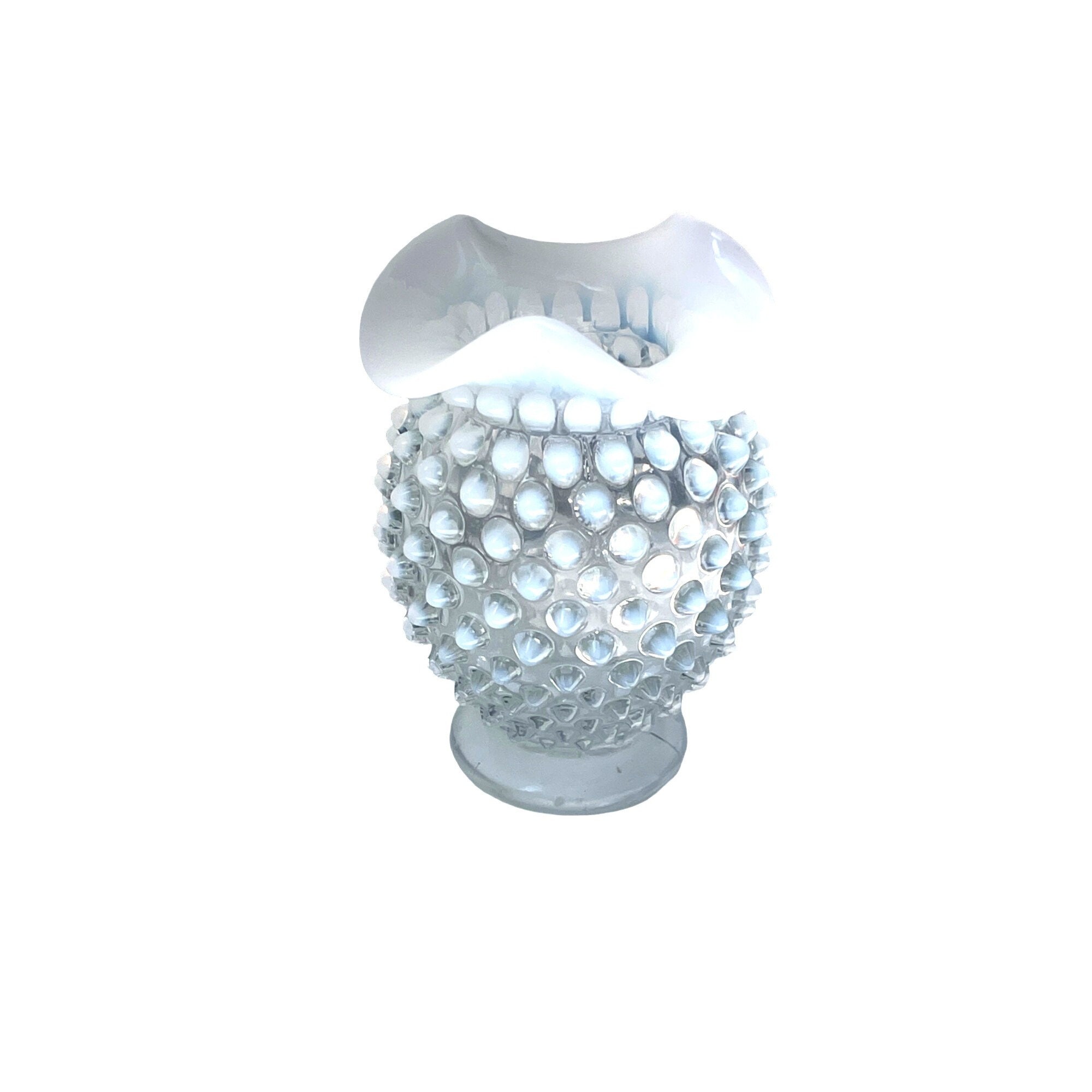 フェントン ヴィンテージ ホワイト ホブネイル オパールセント ミルク