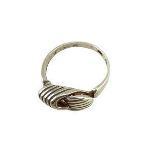 Vintage Sterling Silver 925 Knot Ring Size 7.25 Love Friendship Symbol 2.3g