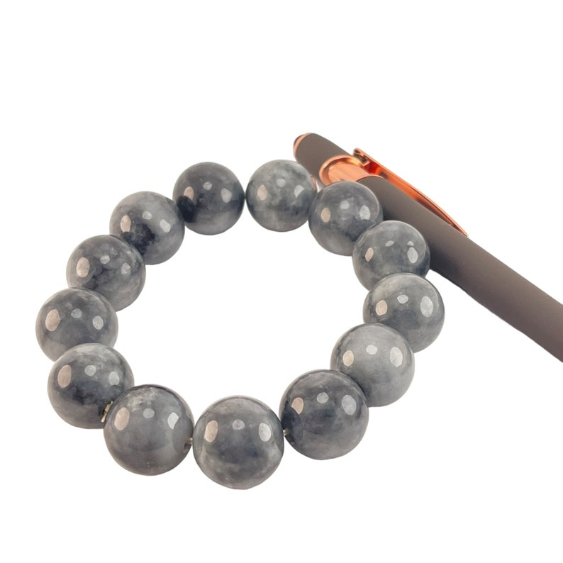 Bracelet En Jade Vert D'Itoigawa - Pierre Naturelle - 10mm - Amulette Japonaise - Neuf