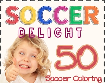 Fußball Färbung für Kinder | Fußball Printables | Fußballparty | Fußballmannschaft | Fußball Geschenke | Fußball Poster | Kinder Fußball | Fußball Fan Geschenk