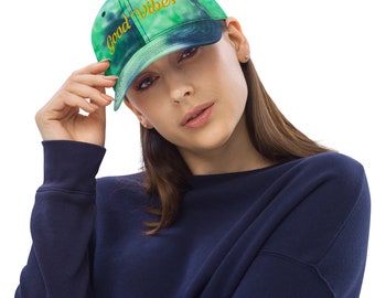 Good Vibes Tie dye hat
