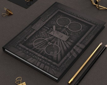 Darkhold Inspired Hardcover Journal Printed Matte with Lined paper