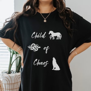 Unisex Heavy Cotton Tee, Child of chaos T-shirt