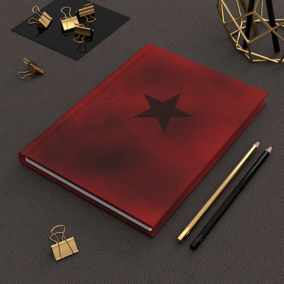 Winter soldier style Hardcover Journal Matte Finish