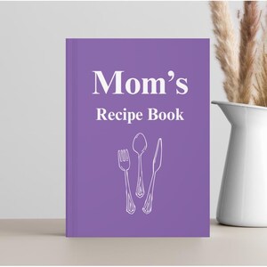 Personalized Cookbook - Recipe Journal, Family Recipe Book, Gift for Mom and Dad, Anniversary Gift, Cooking Journal.