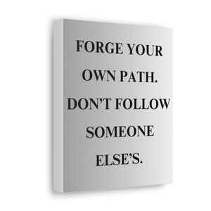 Motivational Wall Art Canvas Gallery Wraps