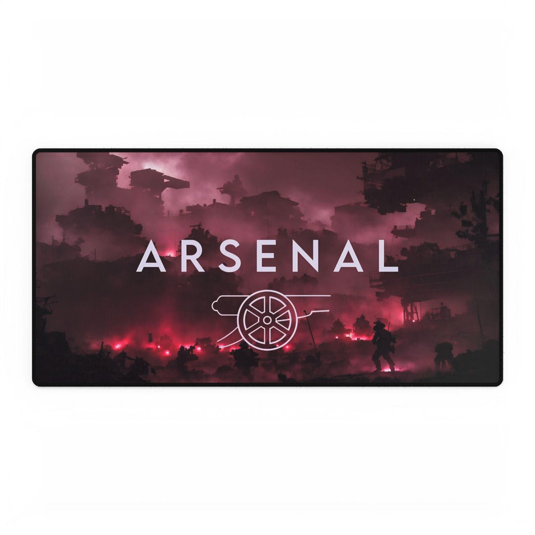 Arsenal FC Gamers Computer Laptop Desk Mat / High Resolution / Mouse ...