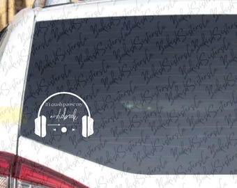 Audiobook Lovers Car Decal