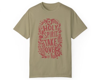 Holy Spirit Shirt, Christian Shirt, Faith Based Shirt, Aesthetic Graphic Shirt, Summer Cotton Shirt, Short Sleeve Shirt