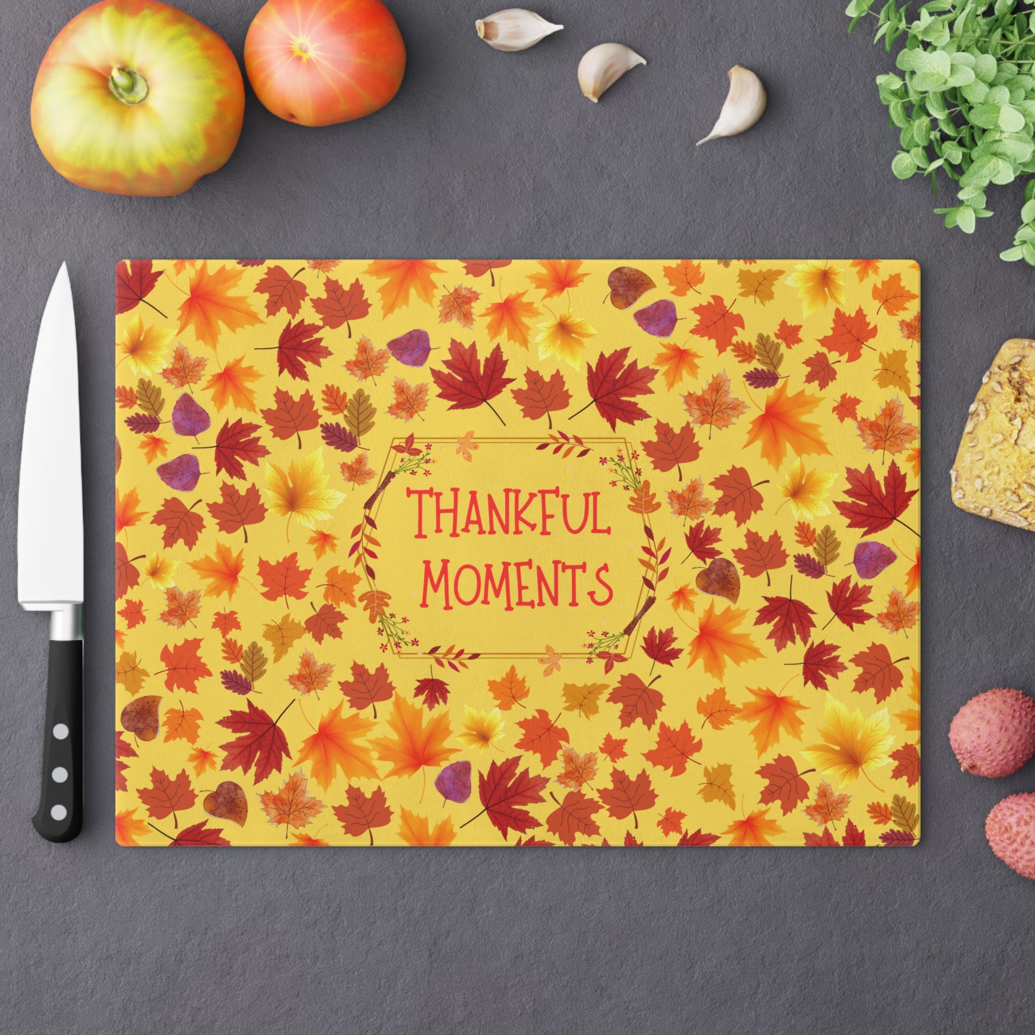 Cutting Board, Harvest Decor, Cutlery Board, Anniversary Gift, Wedding Gift, Fall Cutting Board, Bridal Shower Gift, House Warming Gift