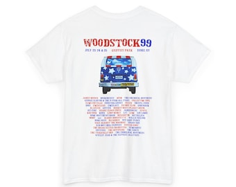 Edición exclusiva de coleccionista: camiseta conmemorativa del festival Woodstock 1999