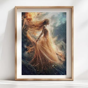 Echoes of Infinity - Fairy kruissteekpatronen - afdrukbare grafiek pdf-formaat handwerken borduren ambachten DIY DMC kleur