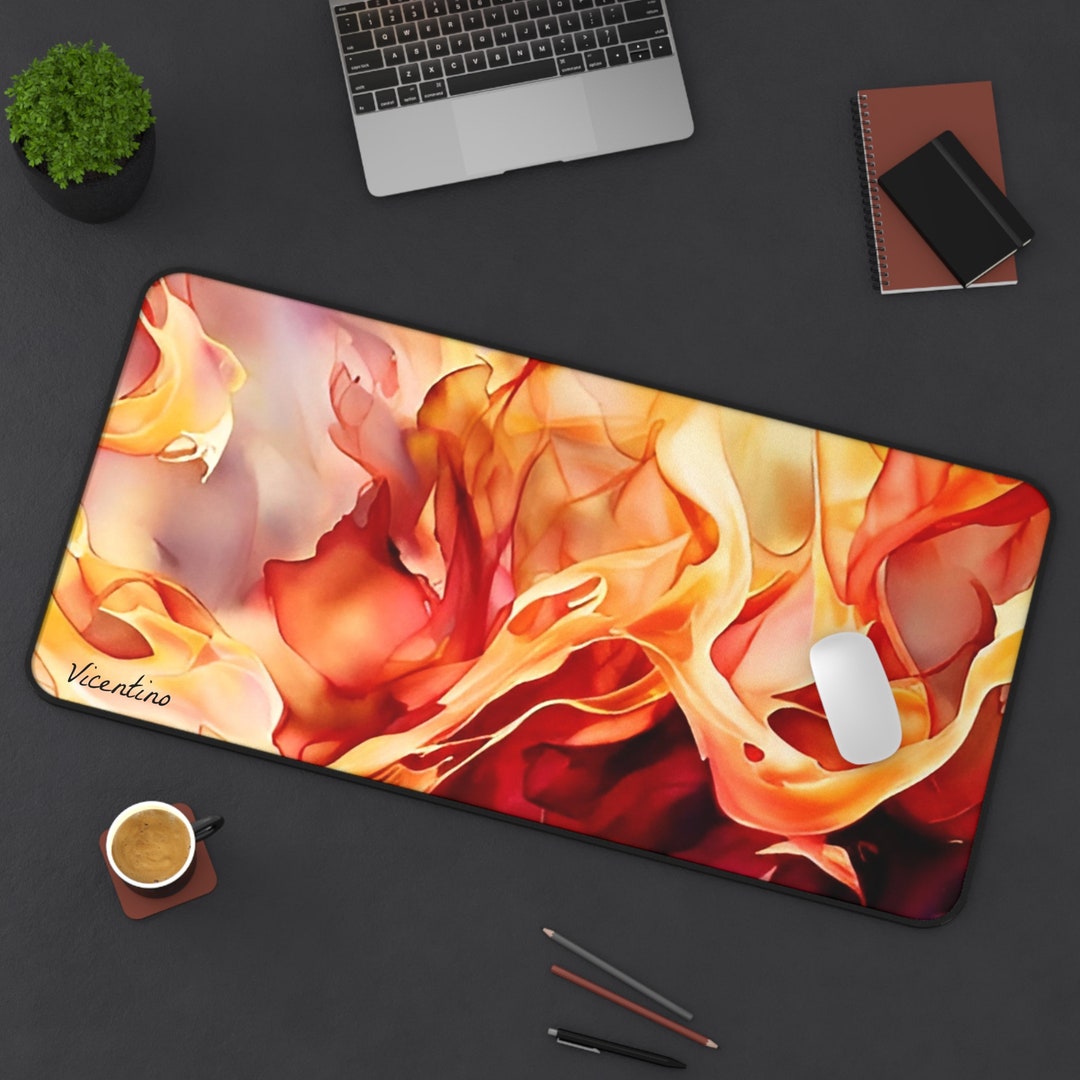 Mouse Pad Art Piece Desk Mat Art Custom Original Art Office Etsy
