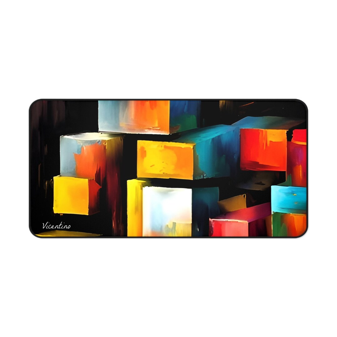 Mouse Pad Art Piece Desk Mat Art Custom Original Art Office Etsy