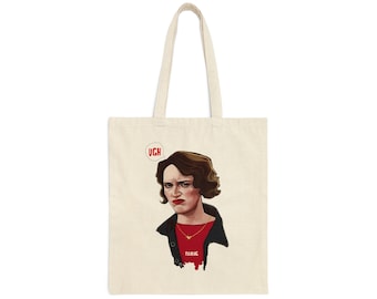 ugh - Fleabag Tote Bag aus Baumwollstoff (Original Design)