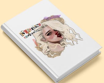 Sky Ferreira Everything is Embarrassing Hardcover Journal Matte (Original design)