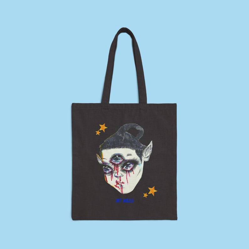 Art Angels Baumwolltasche (Original Design) Black