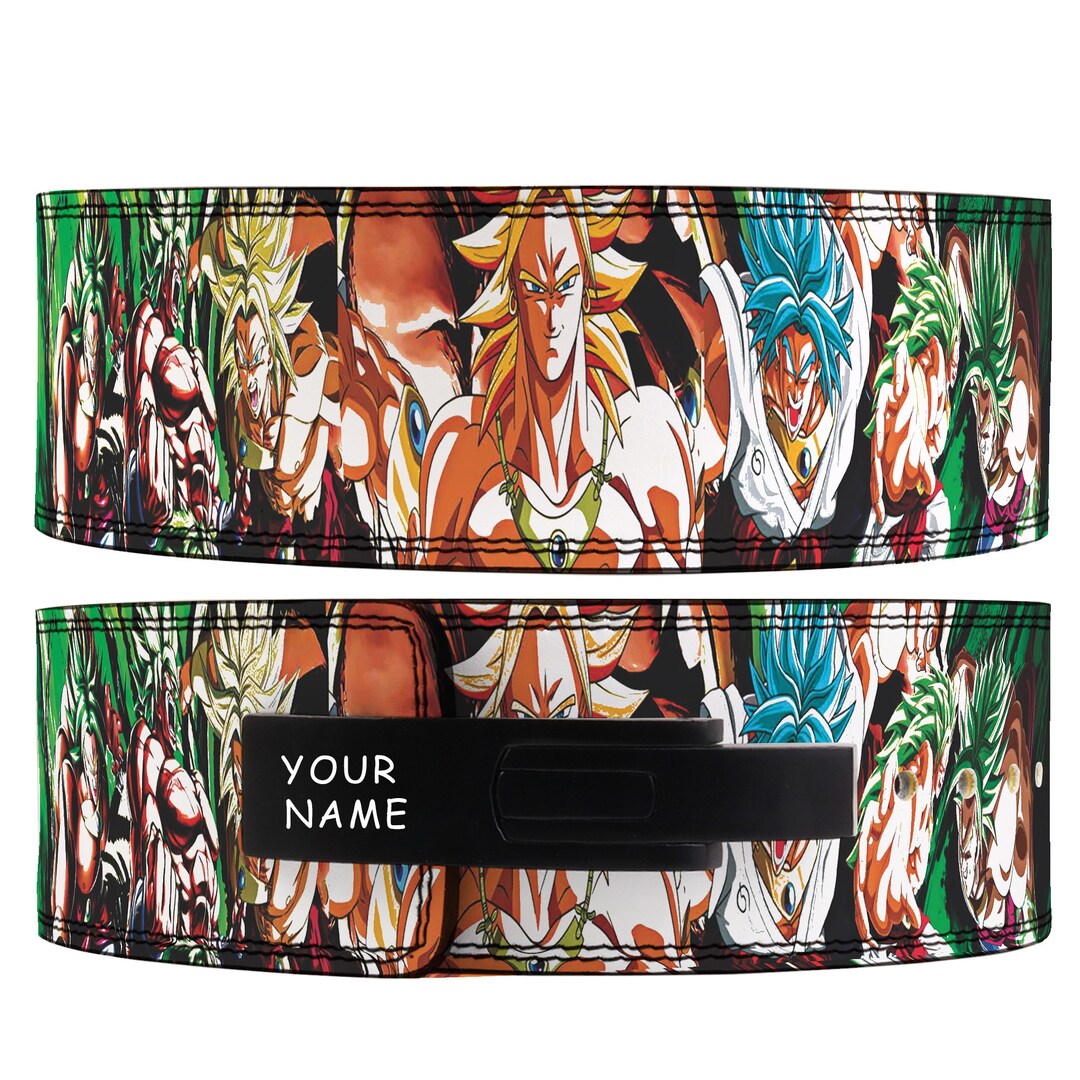 Goku Anime Belt Goku Ultra Instinct Belt Powerlifting Custom Lever Belt bodybuilding Power Belt ...