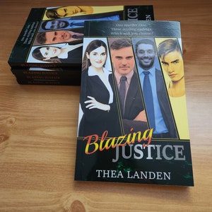 Blazing Justice signed paperback