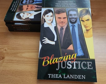 Blazing Justice signed paperback