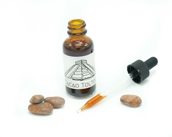 Ceremonial Cacao Tincture: Guatemalan Beans, Sustainably Sourced