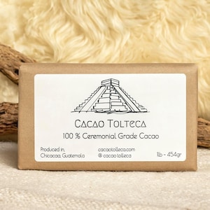 Cacao 100% puro de grado ceremonial - De origen sostenible