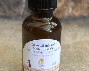 Aceite de oreja de gordolobo con infusión de aceite de oliva